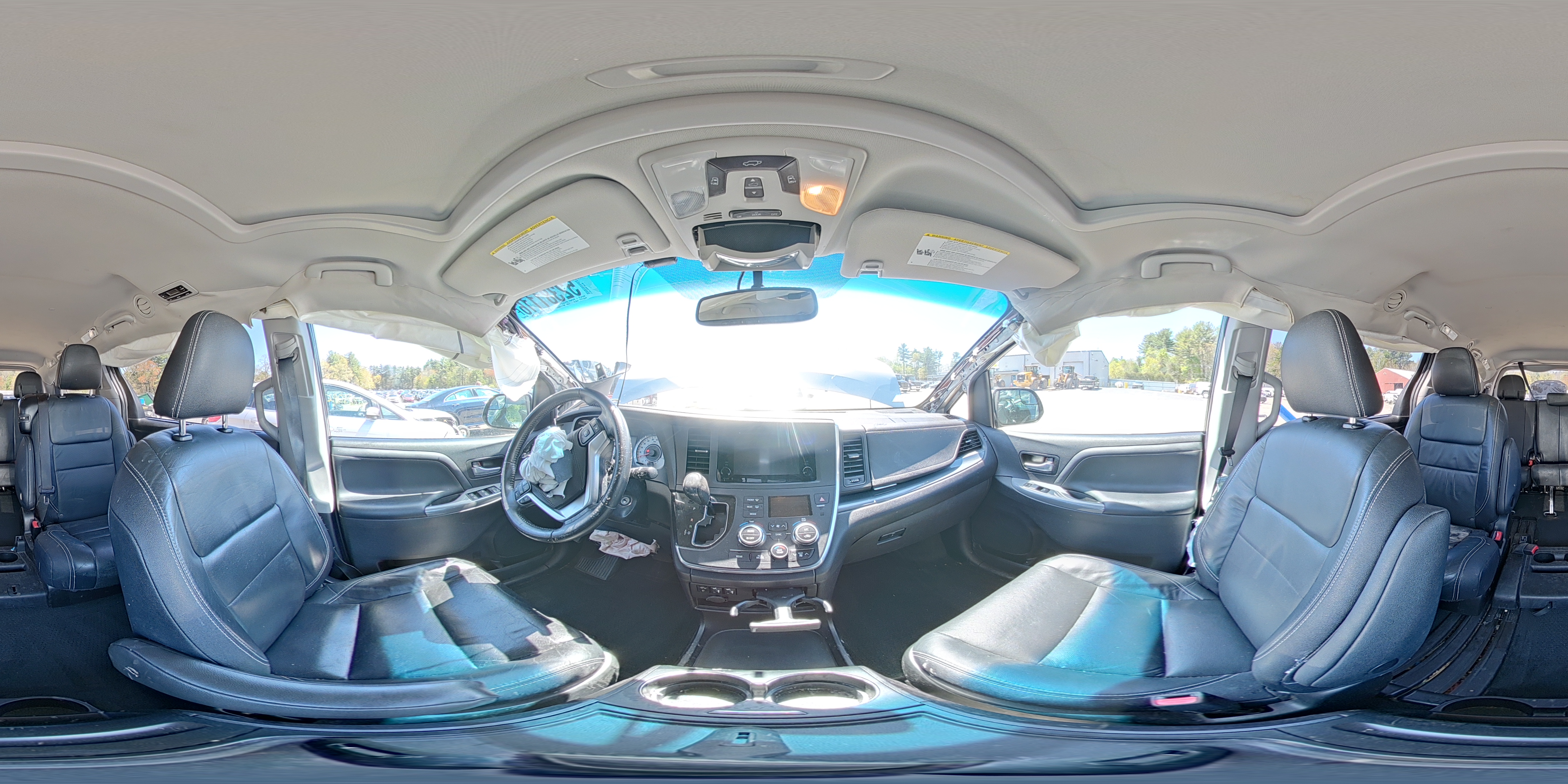 2015 Toyota Sienna Sport Silver vin: 5TDXK3DC2FS686899