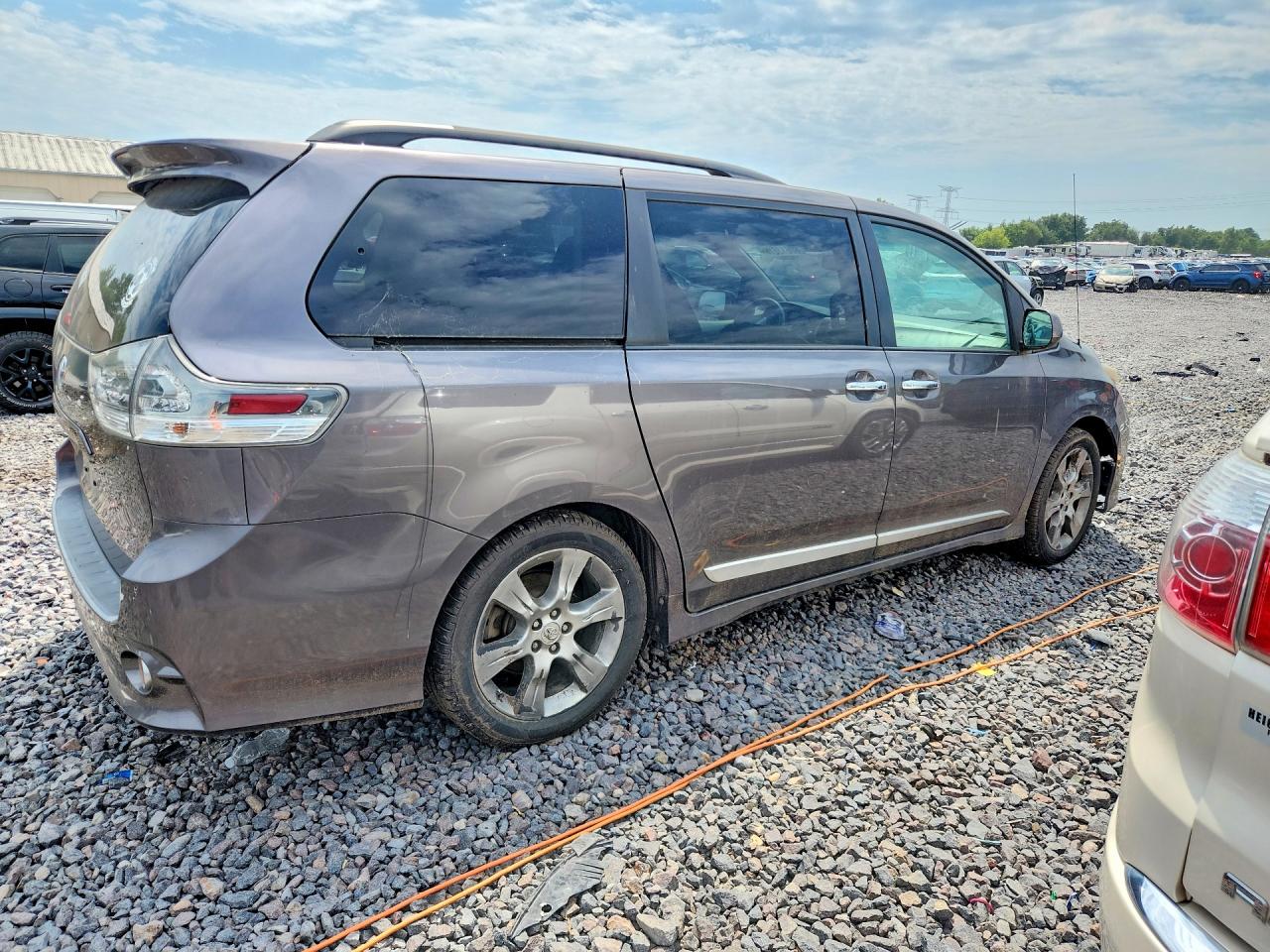 2013 Toyota Sienna Sport Gray vin: 5TDXK3DC3DS360963