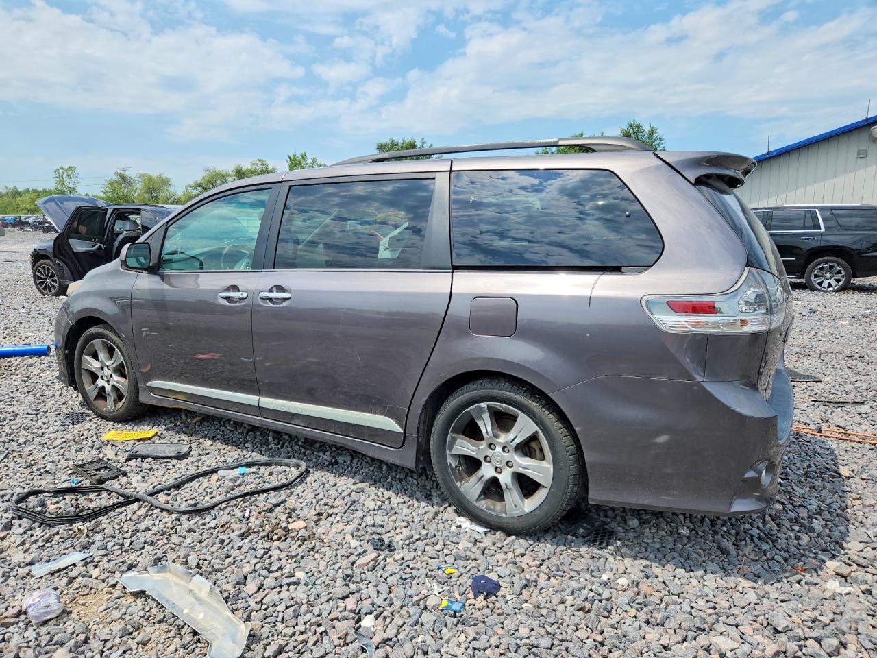 2013 Toyota Sienna Sport Gray vin: 5TDXK3DC3DS360963