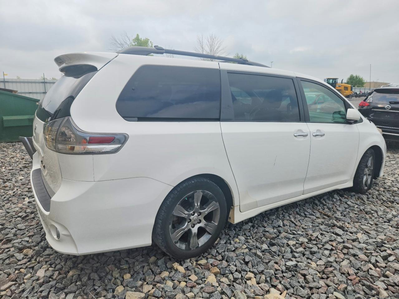2014 Toyota Sienna Sport White vin: 5TDXK3DC3ES512726