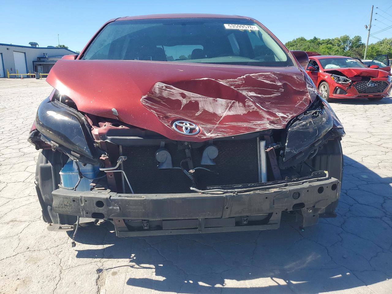 2015 Toyota Sienna Sport Red vin: 5TDXK3DC3FS610737