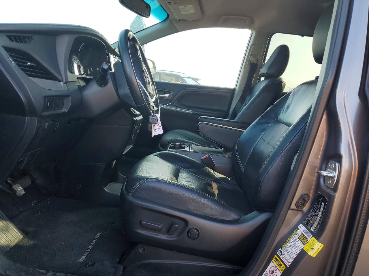 2015 Toyota Sienna Sport Gray vin: 5TDXK3DC3FS655967