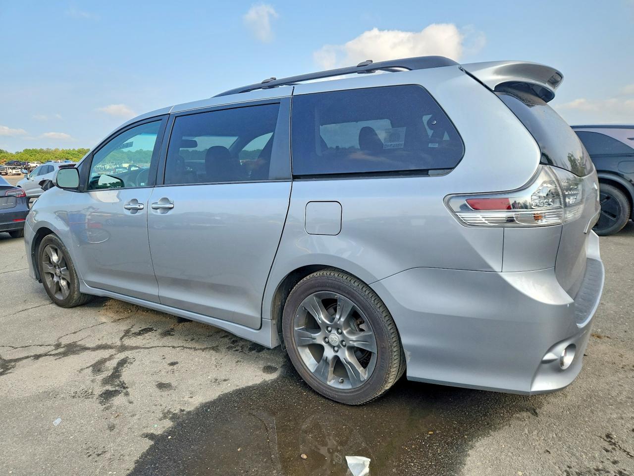 2015 Toyota Sienna Sport Silver vin: 5TDXK3DC3FS671523