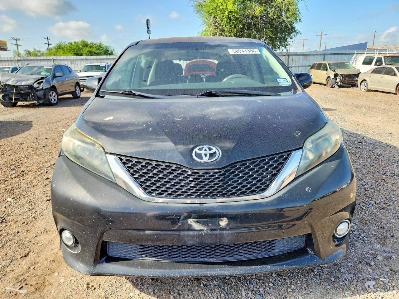 2011 Toyota Sienna Sport Черный vin: 5TDXK3DC4BS130975