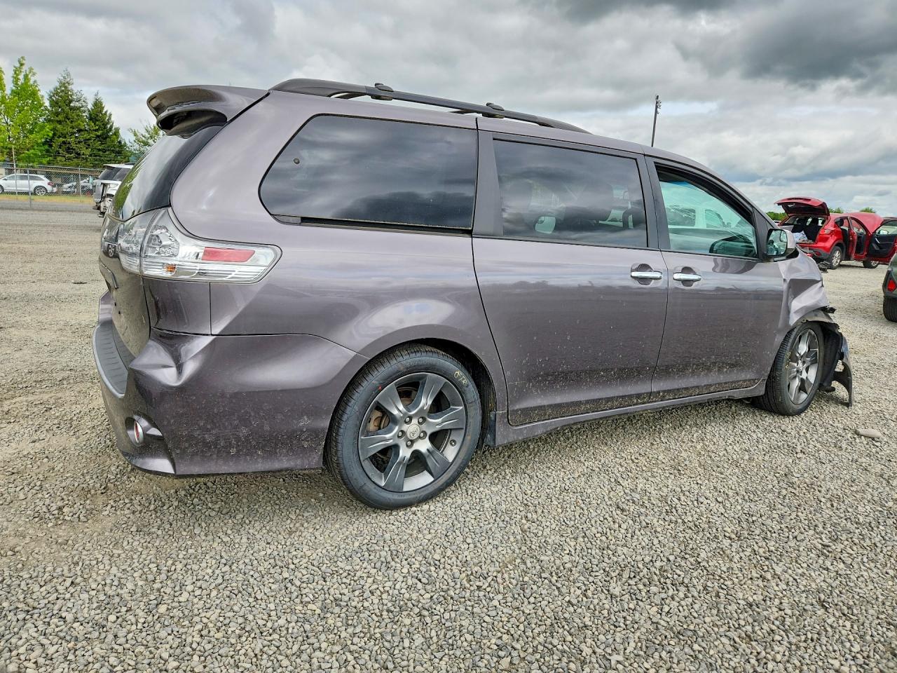 2015 Toyota Sienna Sport Gray vin: 5TDXK3DC4FS634853
