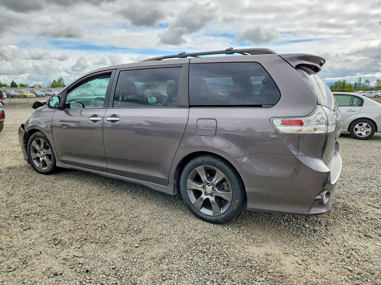 2015 Toyota Sienna Sport Gray vin: 5TDXK3DC4FS634853