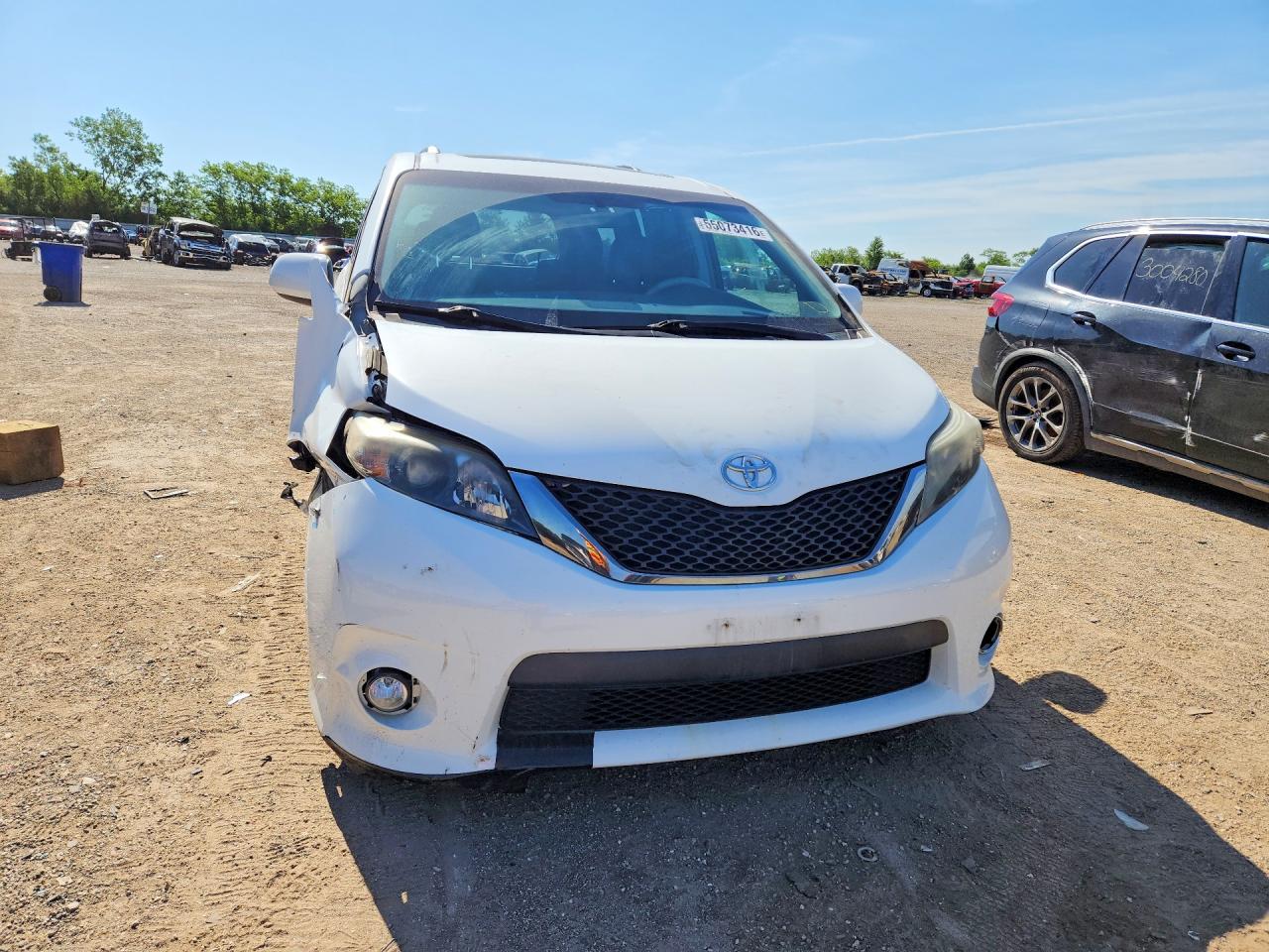 2011 Toyota Sienna Sport Белый vin: 5TDXK3DC5BS056921