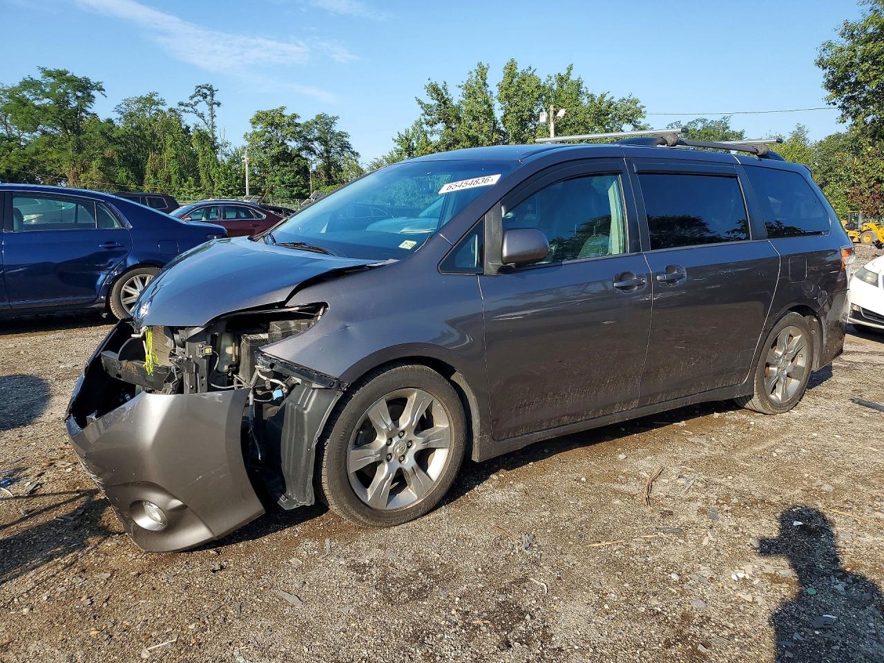2012 Toyota Sienna Sport Gray vin: 5TDXK3DC5CS240709