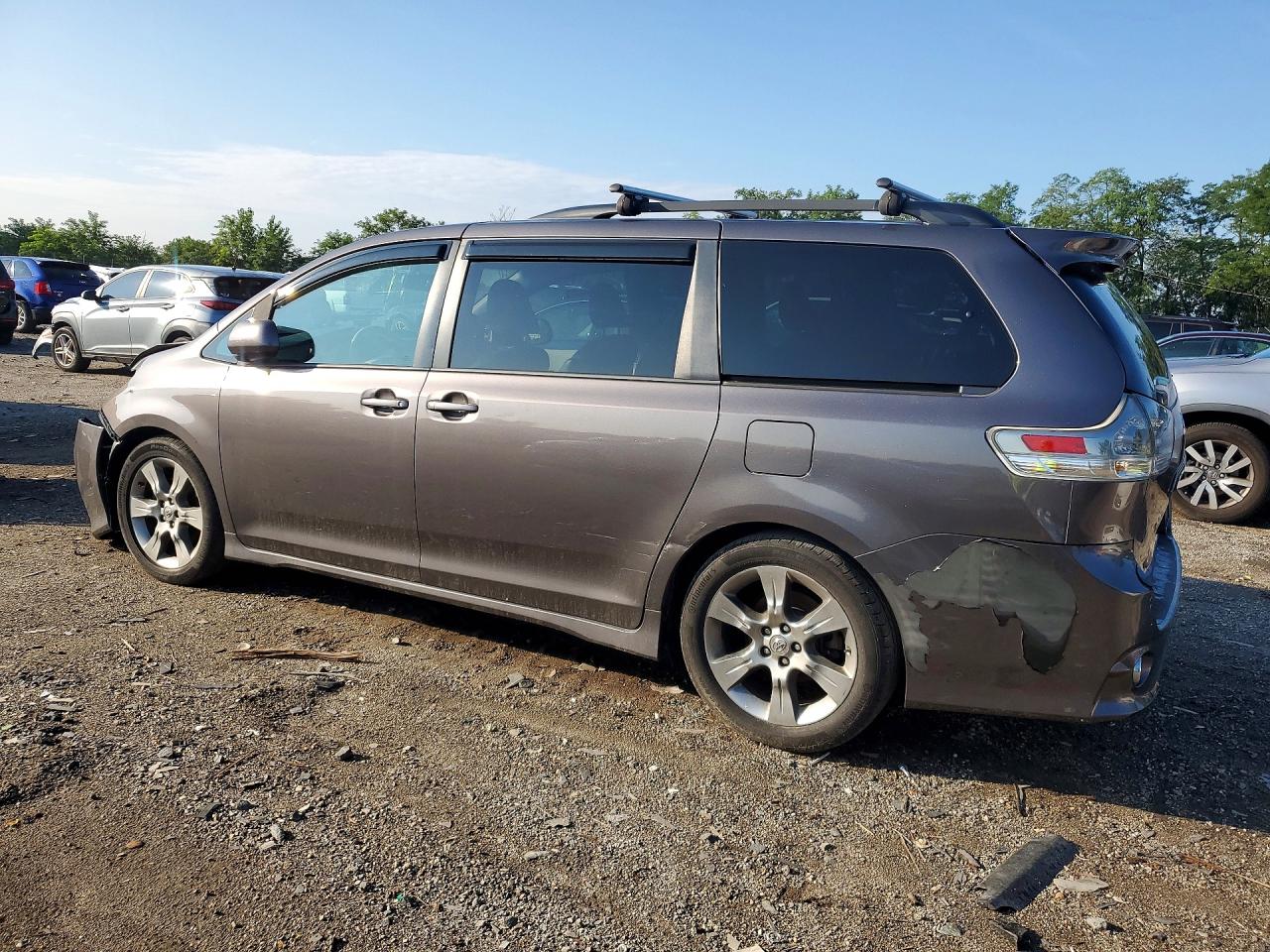 2012 Toyota Sienna Sport Gray vin: 5TDXK3DC5CS240709