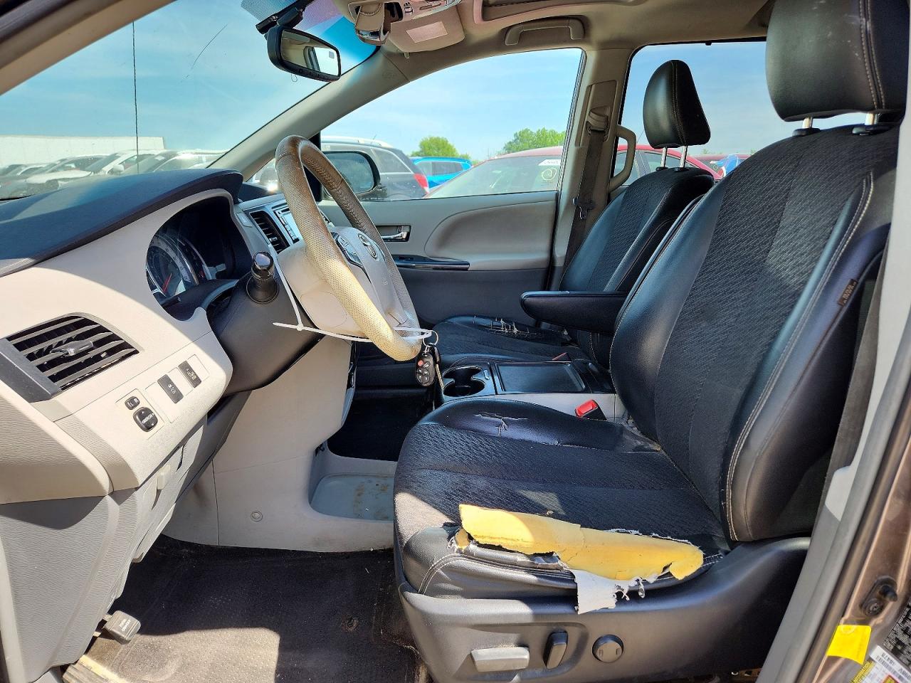 2013 Toyota Sienna Sport Gray vin: 5TDXK3DC5DS294156