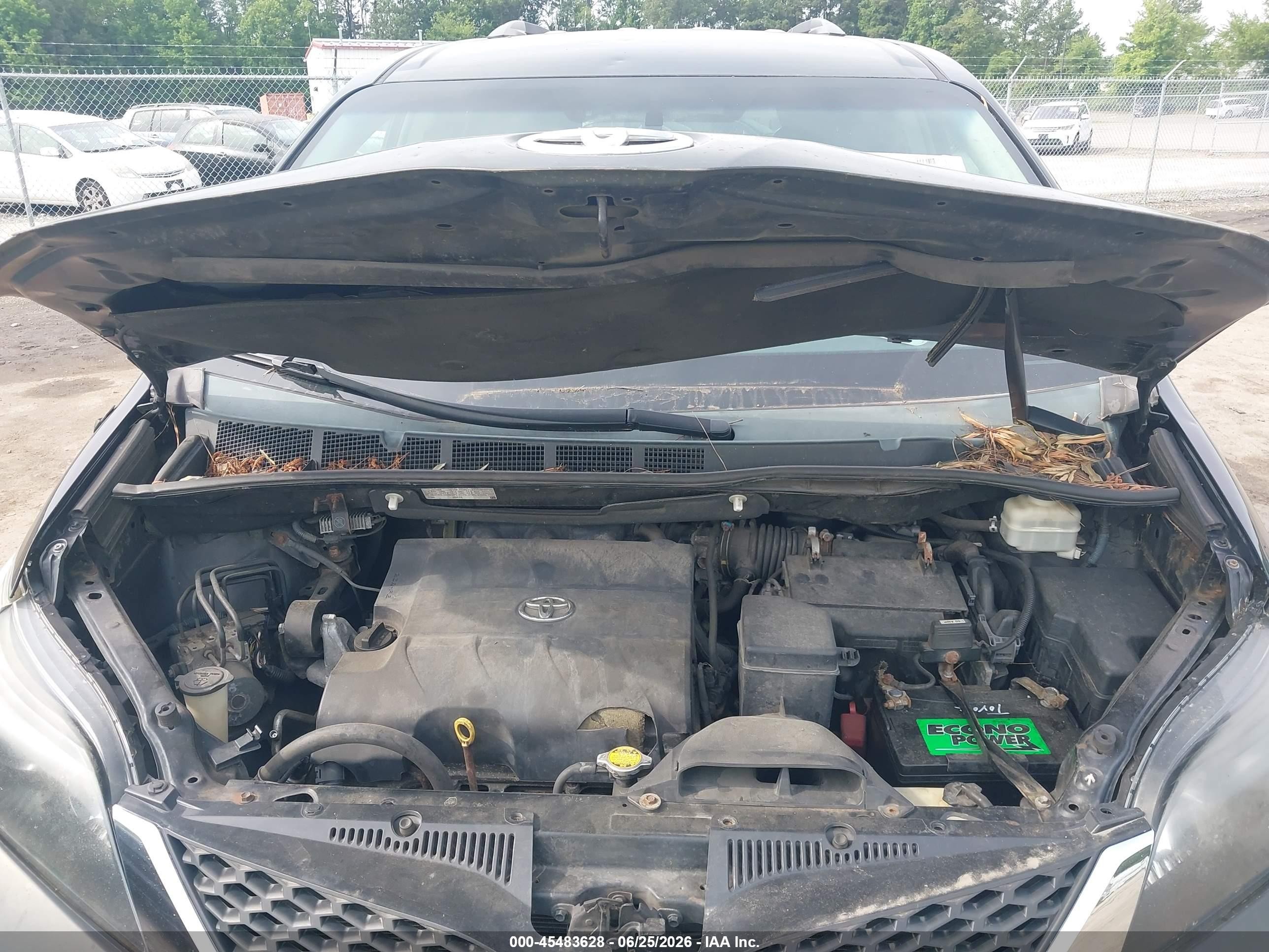 2014 Toyota Sienna Sport Black vin: 5TDXK3DC6ES422714