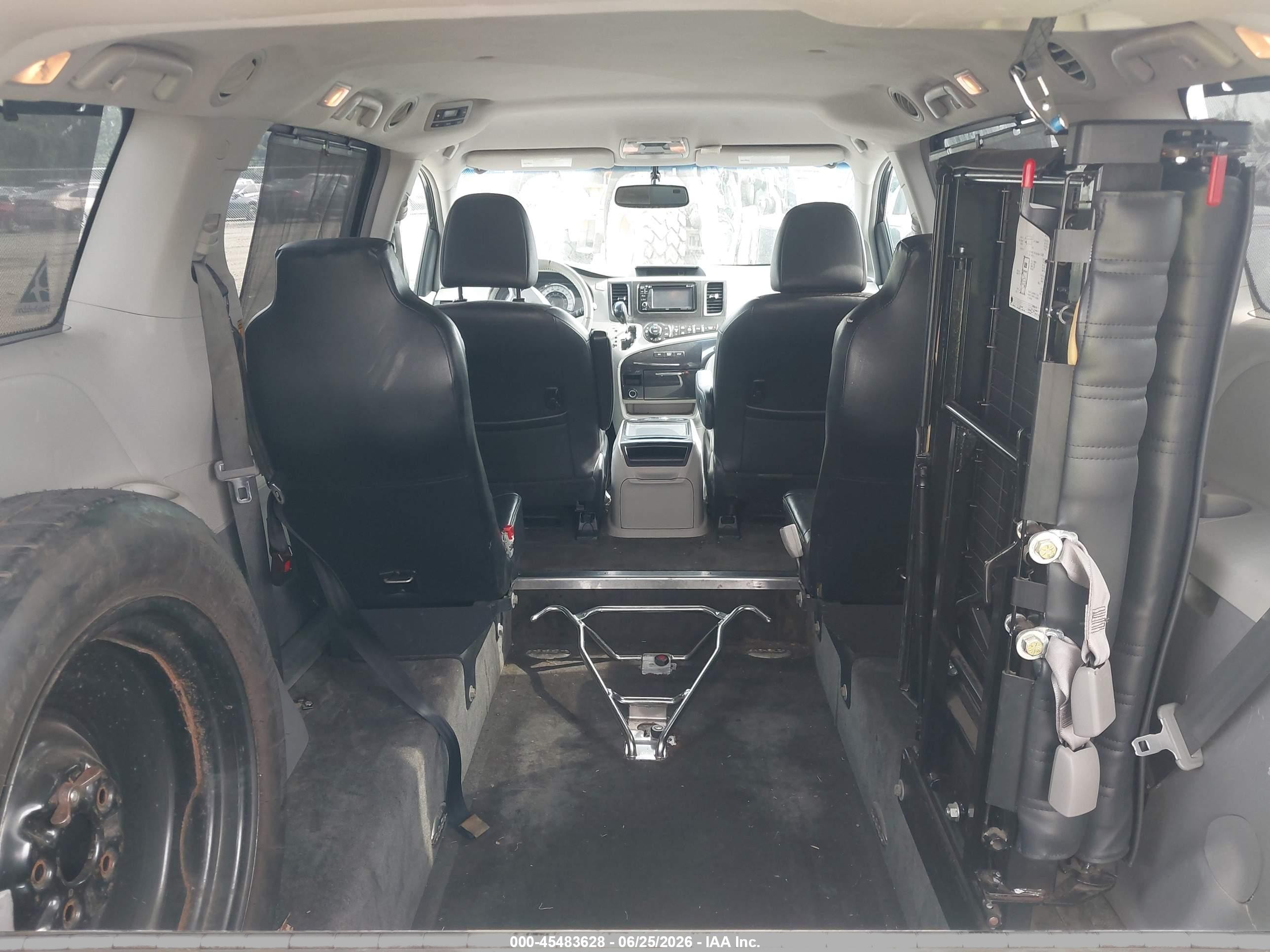 2014 Toyota Sienna Sport Black vin: 5TDXK3DC6ES422714