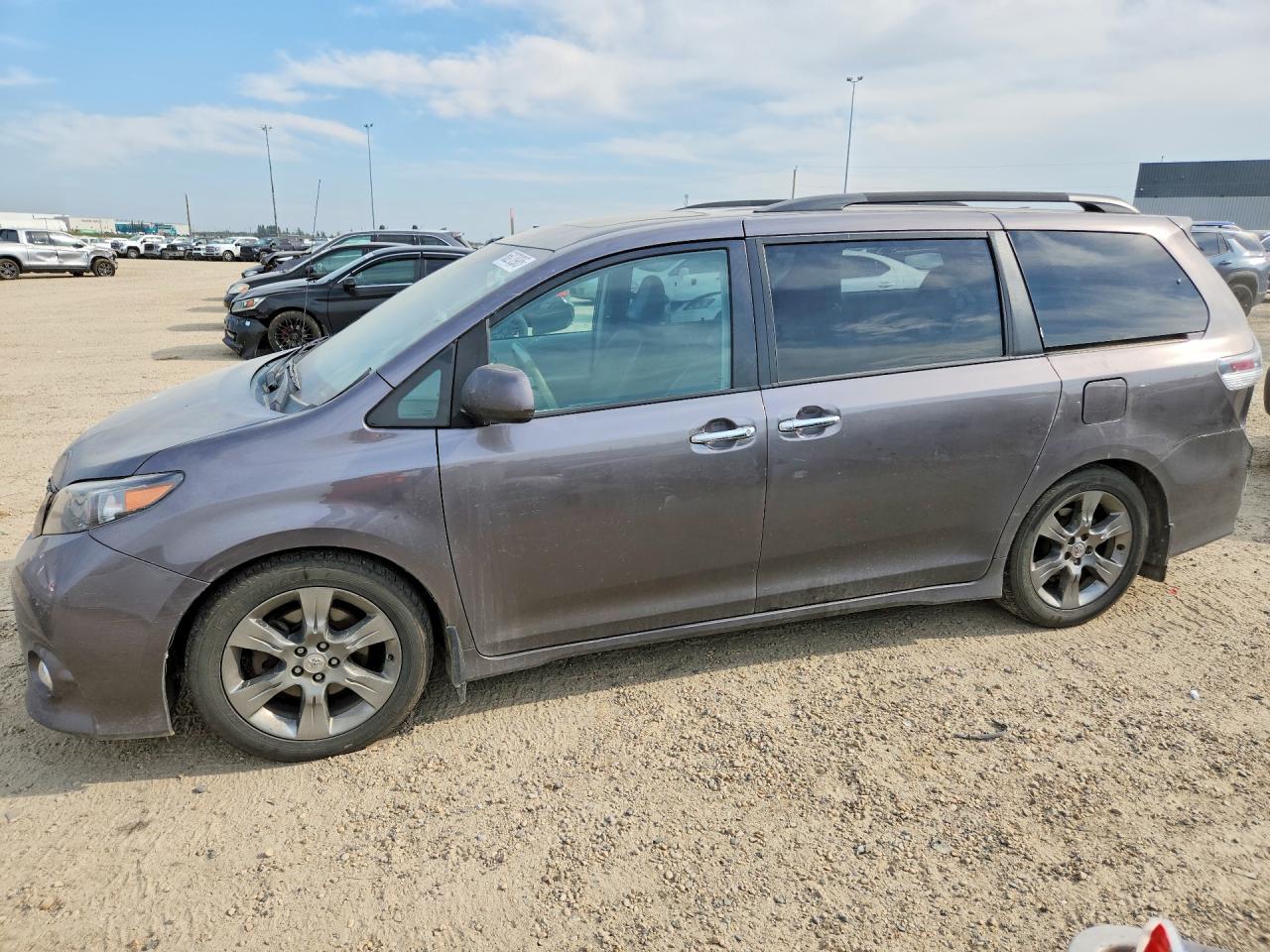 2014 Toyota Sienna Sport Серый vin: 5TDXK3DC6ES471590