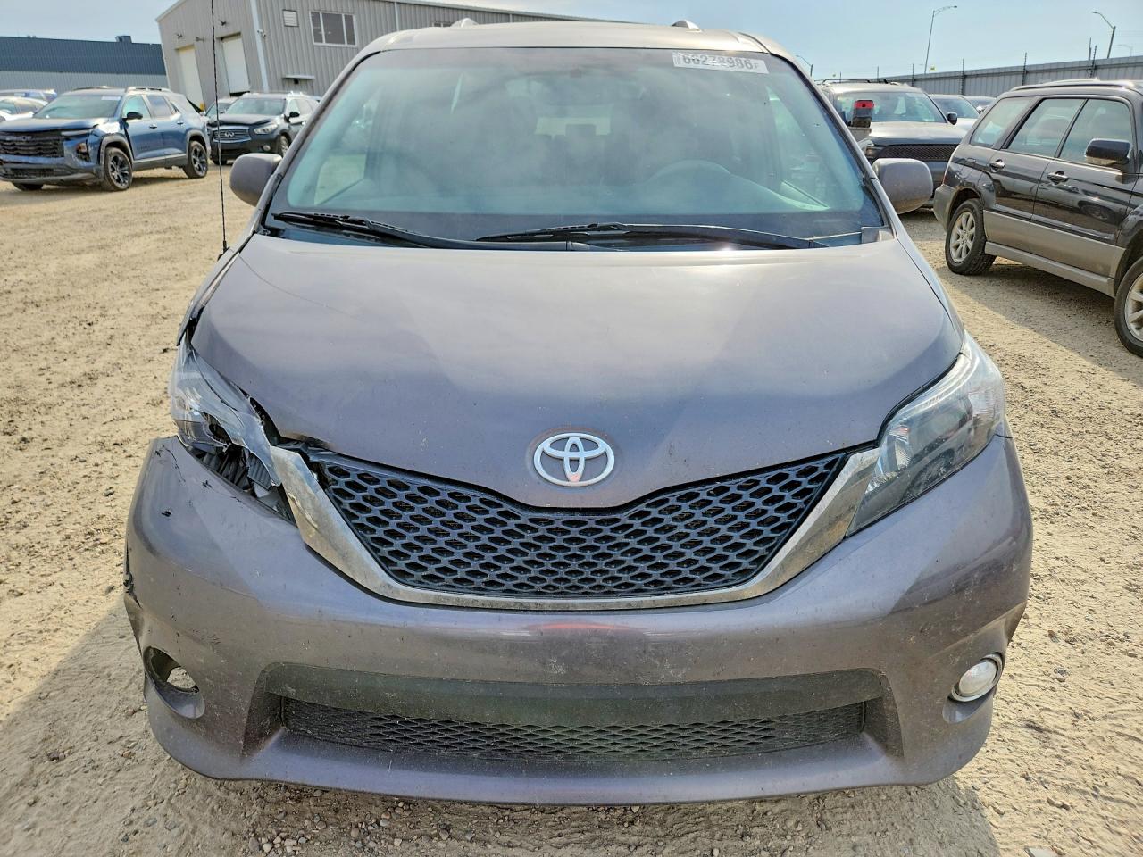 2014 Toyota Sienna Sport Серый vin: 5TDXK3DC6ES471590