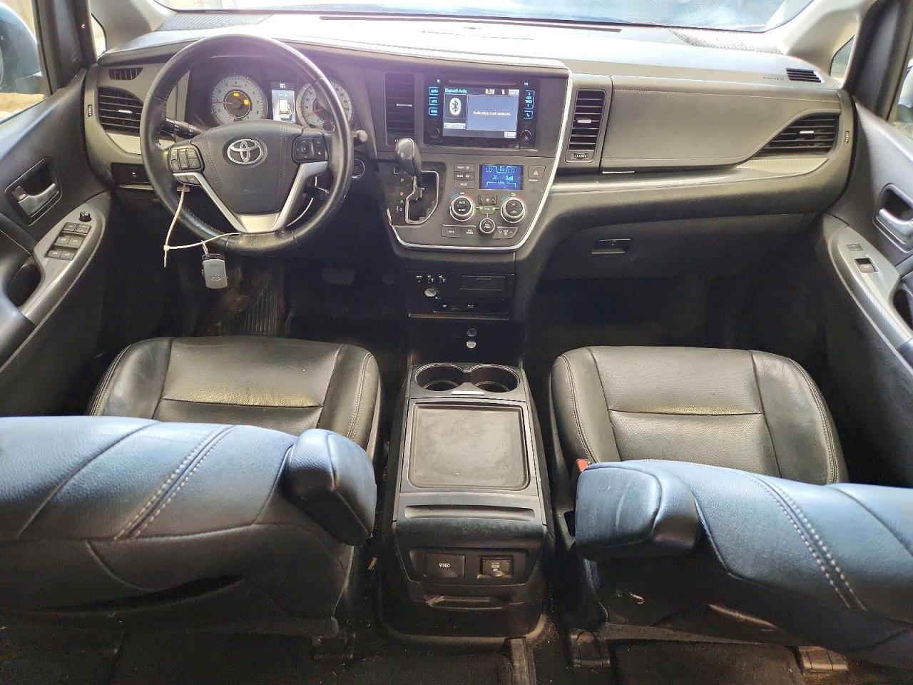 2015 Toyota Sienna Sport Black vin: 5TDXK3DC6FS531725