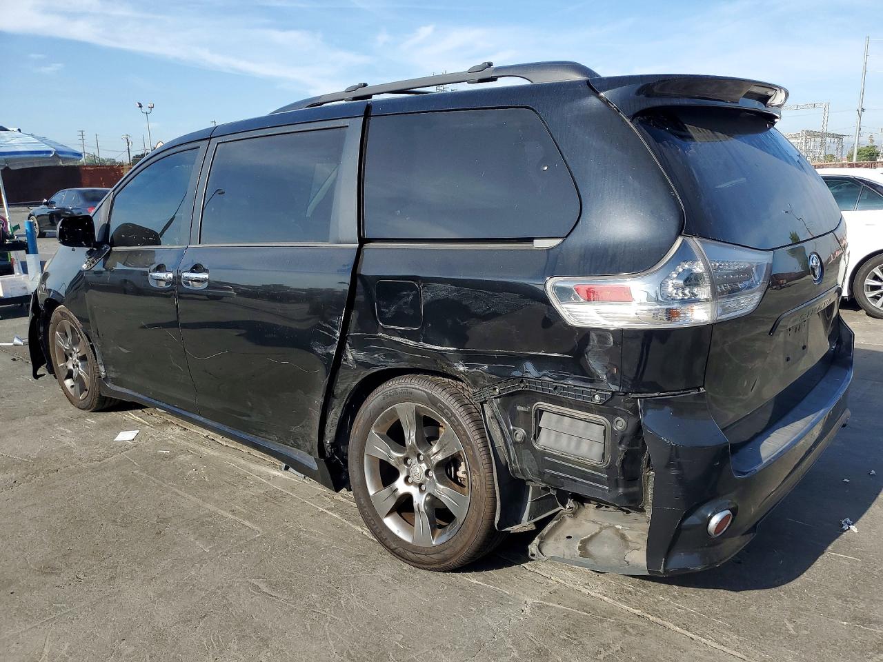 2015 Toyota Sienna Sport Black vin: 5TDXK3DC6FS601224