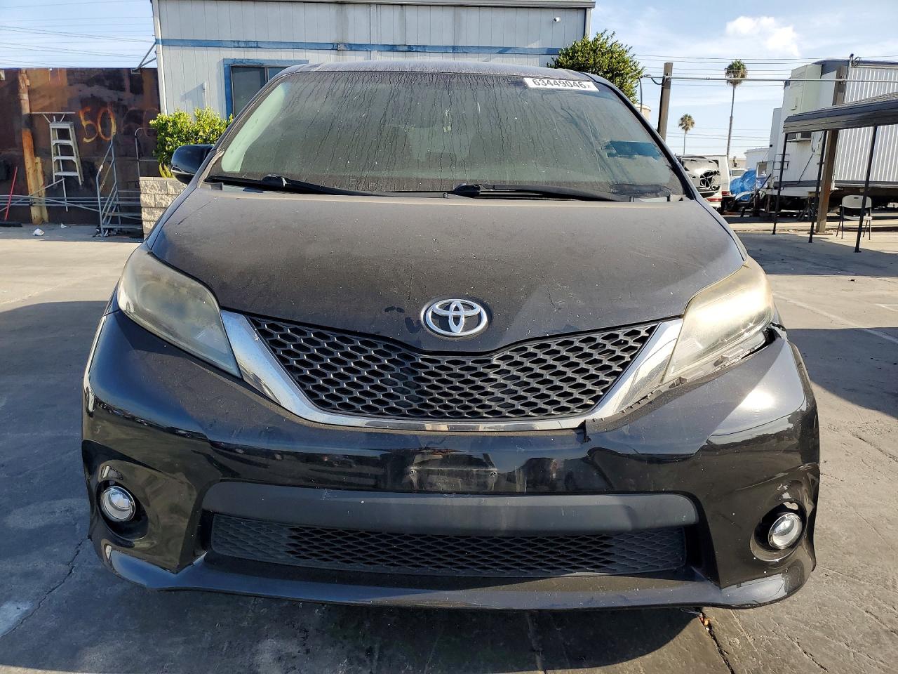 2015 Toyota Sienna Sport Black vin: 5TDXK3DC6FS601224