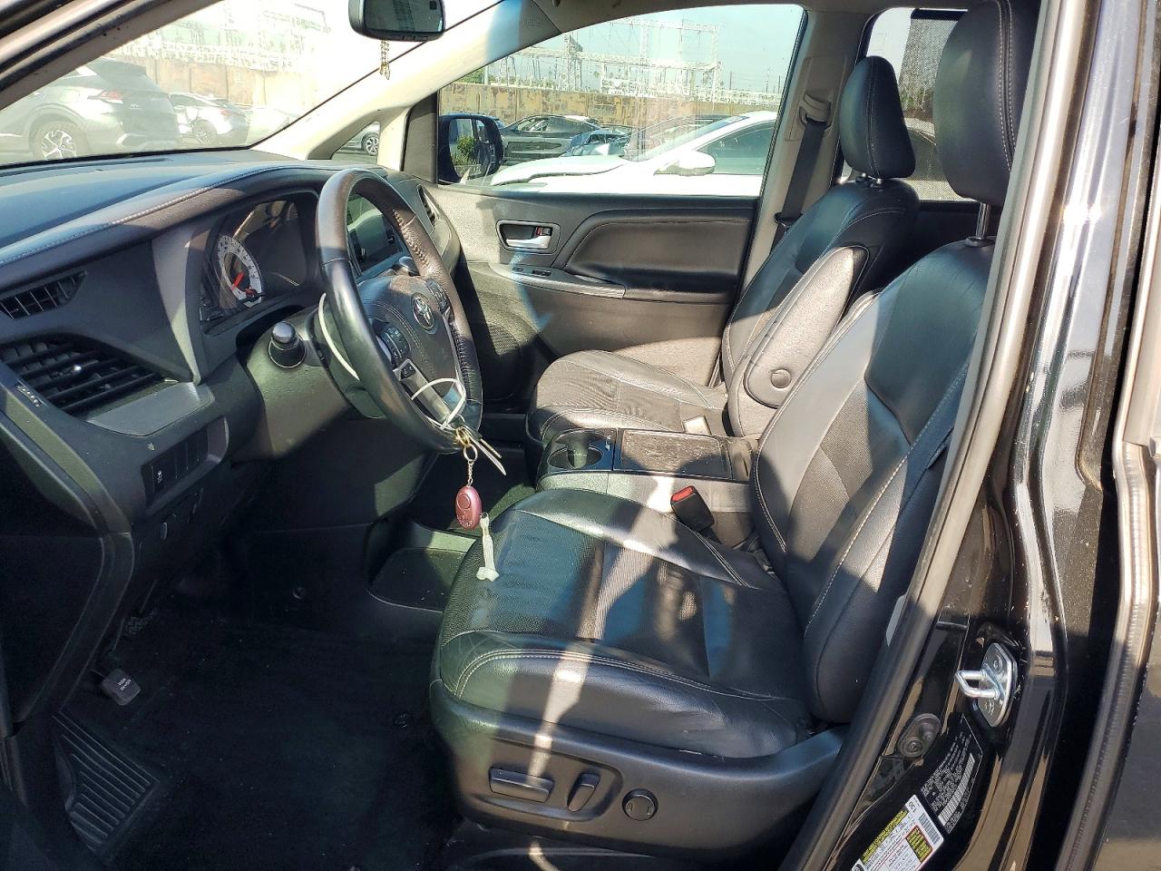 2015 Toyota Sienna Sport Black vin: 5TDXK3DC6FS601224
