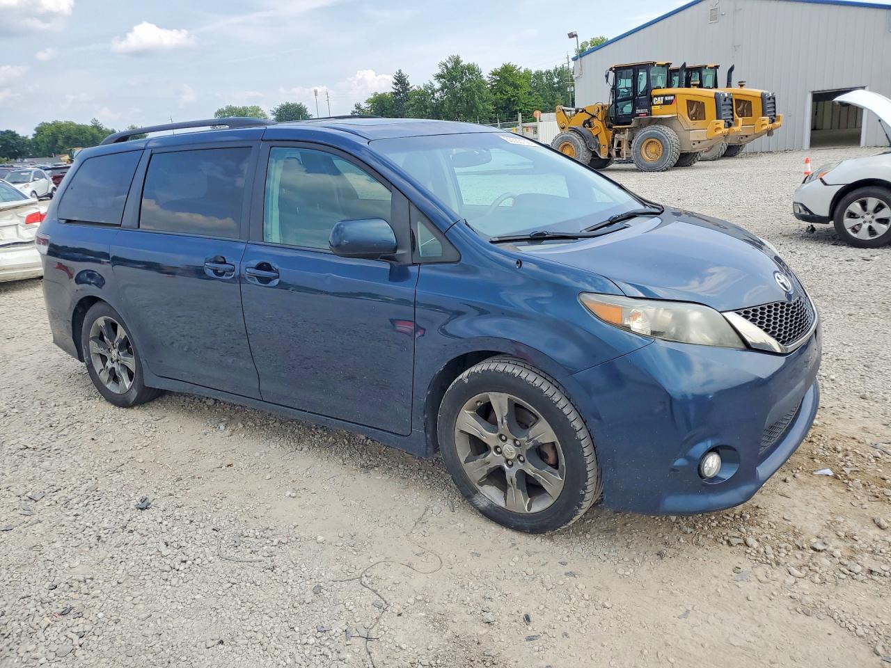 2012 Toyota Sienna Sport Blue vin: 5TDXK3DC7CS198446