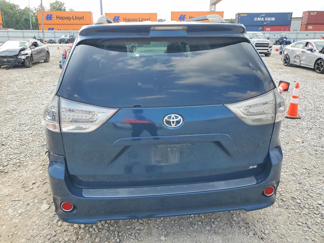 2012 Toyota Sienna Sport Blue vin: 5TDXK3DC7CS198446