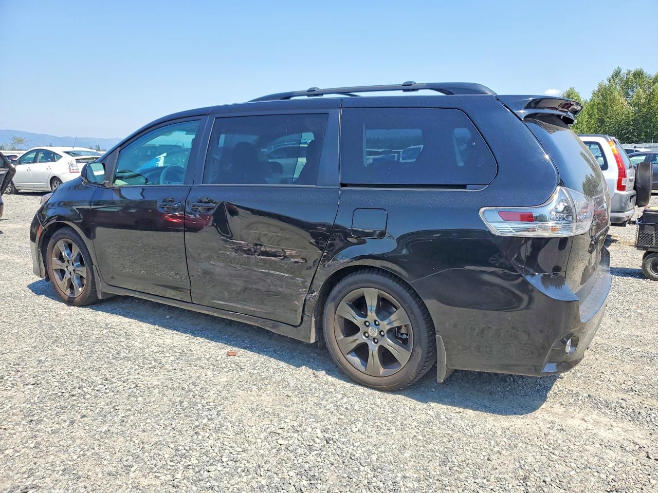 2012 Toyota Sienna Sport Black vin: 5TDXK3DC7CS218971