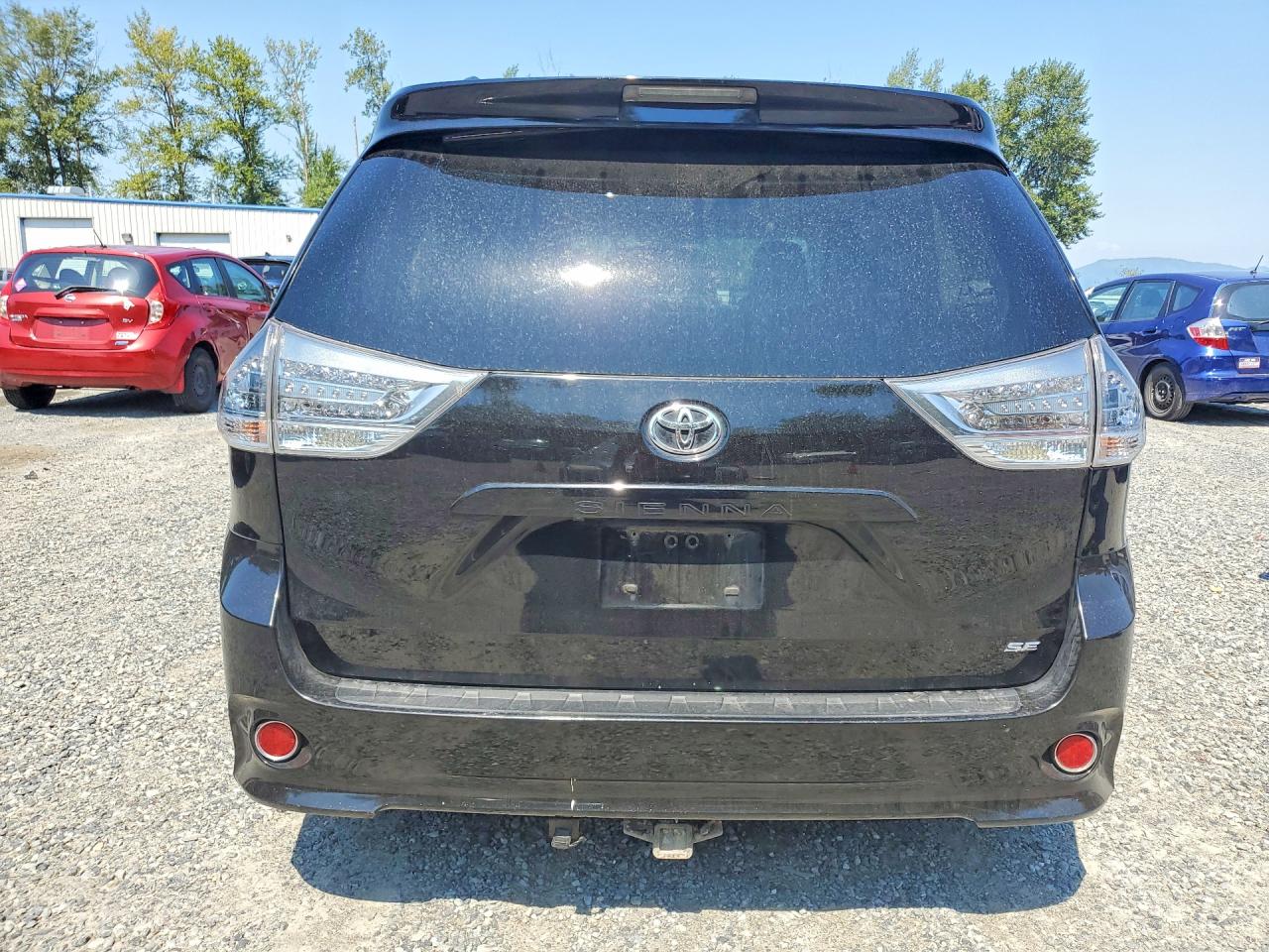 2012 Toyota Sienna Sport Black vin: 5TDXK3DC7CS218971