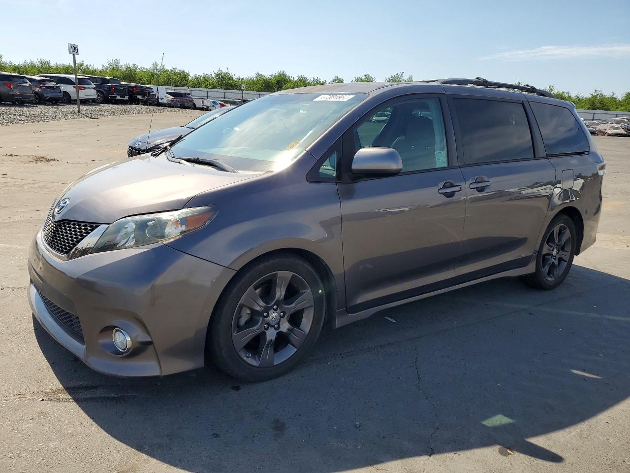 2012 Toyota Sienna Se 8-passenger Charcoal vin: 5TDXK3DC7CS221210