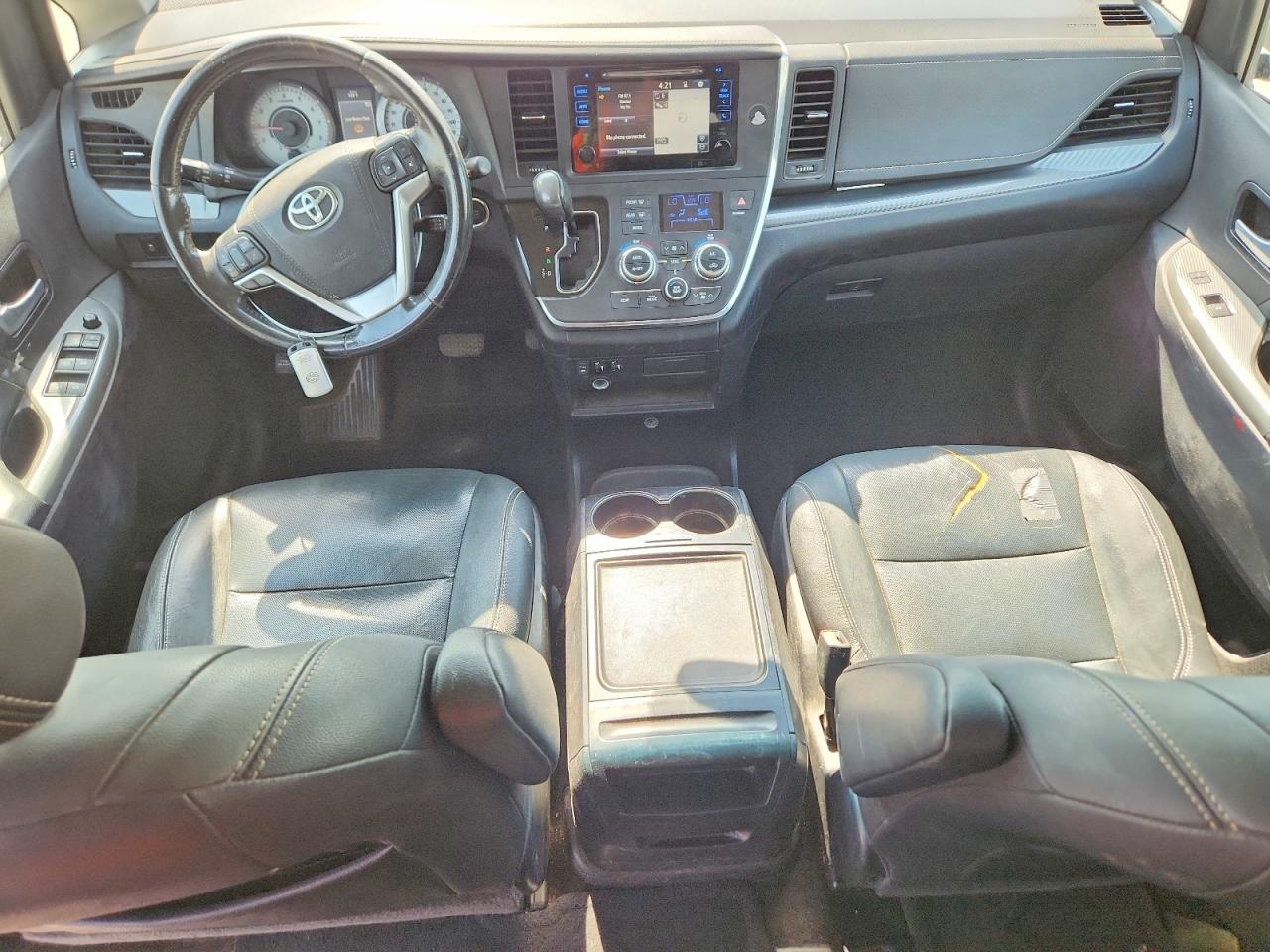 2015 Toyota Sienna Sport Maroon vin: 5TDXK3DC7FS536058