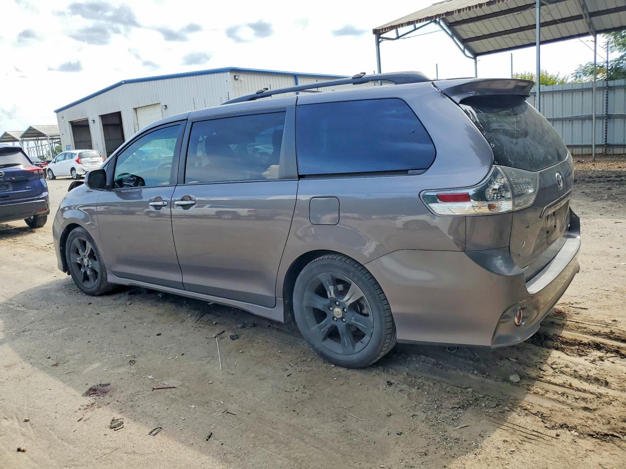 2015 Toyota Sienna Sport Gray vin: 5TDXK3DC7FS601054