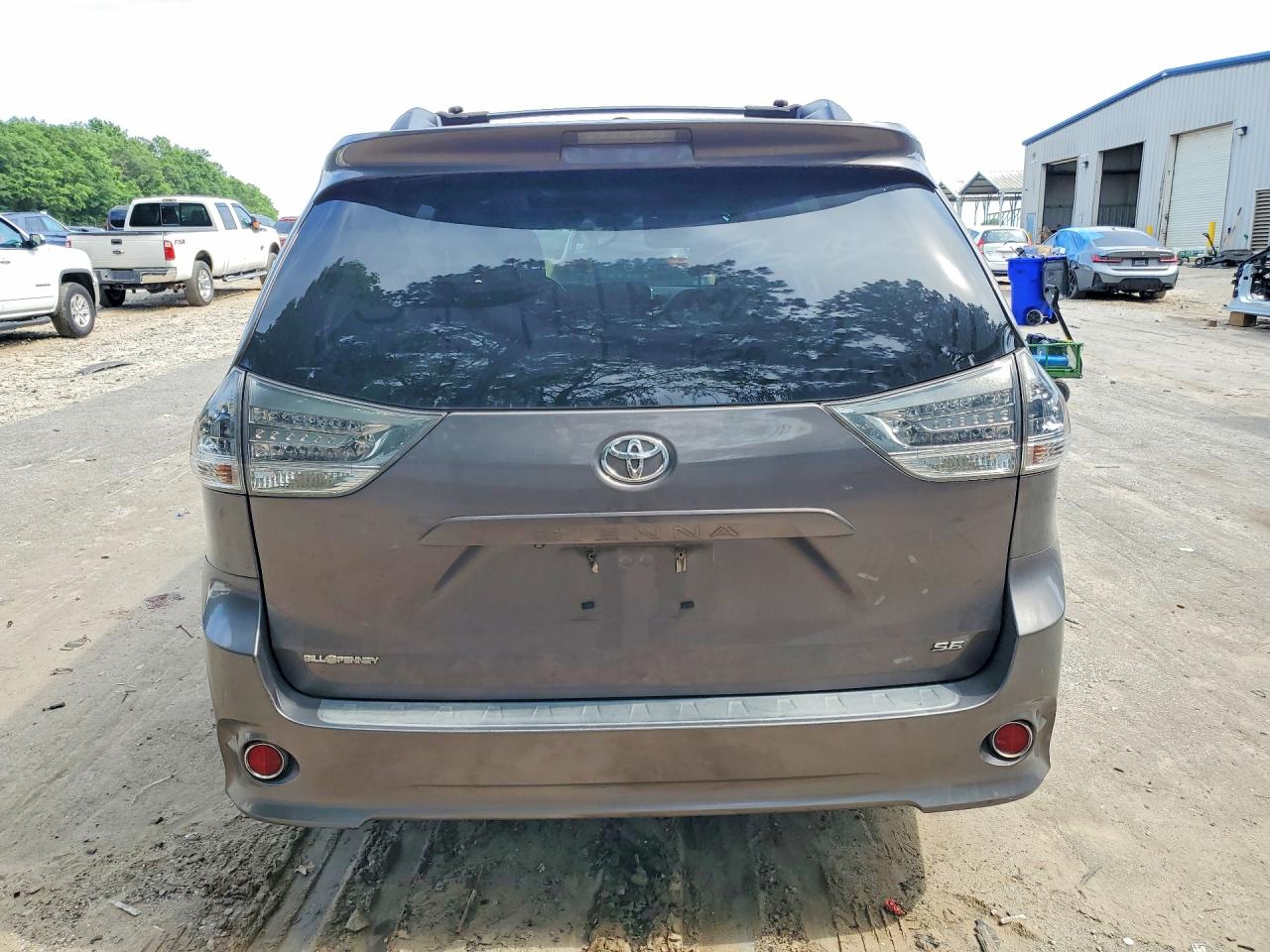 2015 Toyota Sienna Sport Gray vin: 5TDXK3DC7FS601054