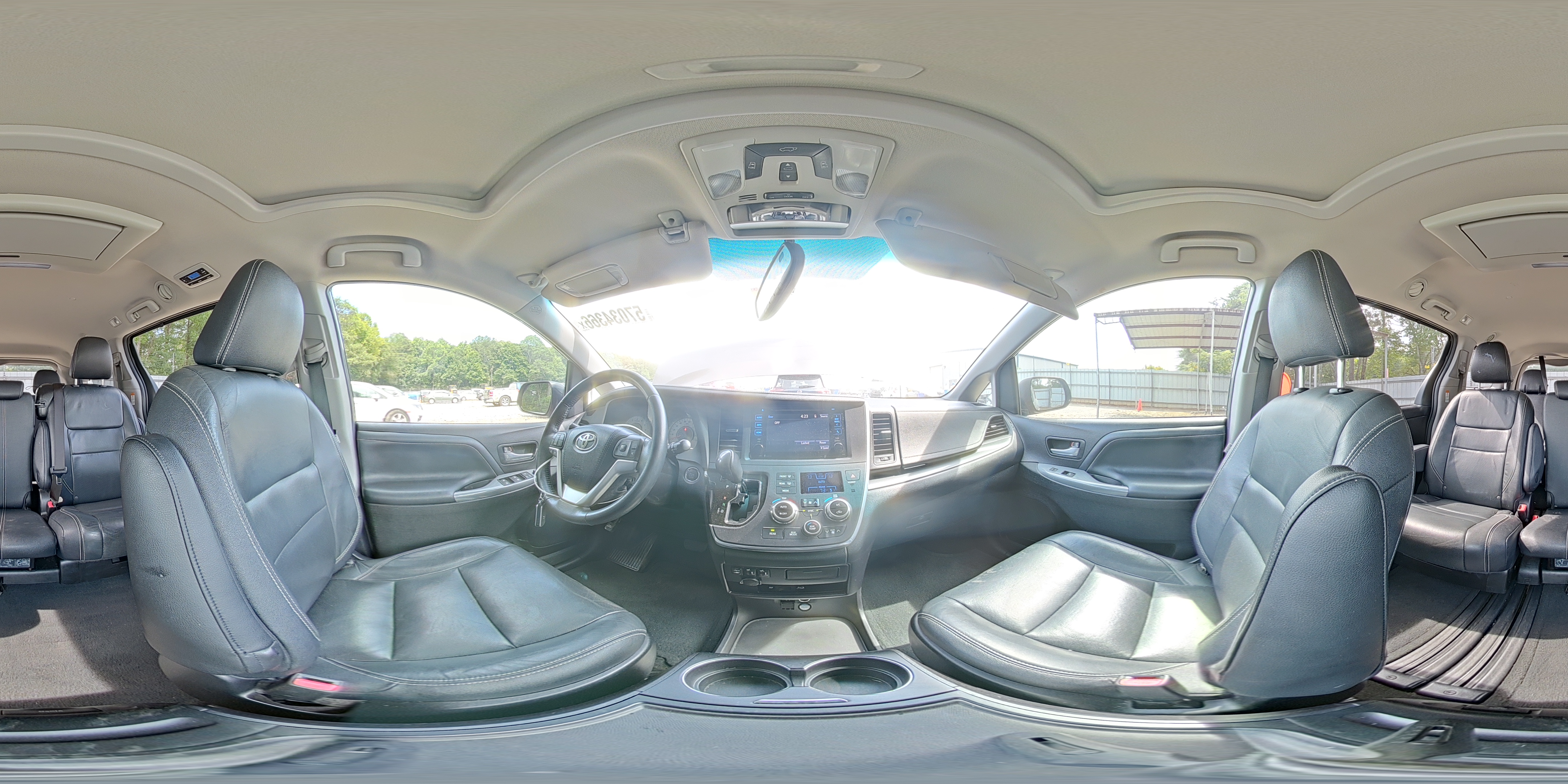 2015 Toyota Sienna Sport Gray vin: 5TDXK3DC7FS601054