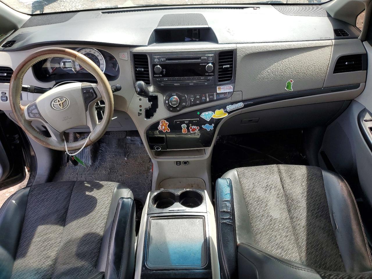 2012 Toyota Sienna Sport Черный vin: 5TDXK3DC8CS225038
