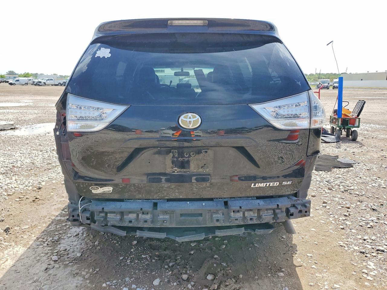 2012 Toyota Sienna Sport Черный vin: 5TDXK3DC8CS225038