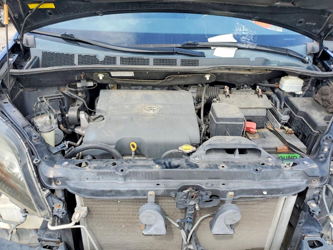 2012 Toyota Sienna Sport Черный vin: 5TDXK3DC8CS225038