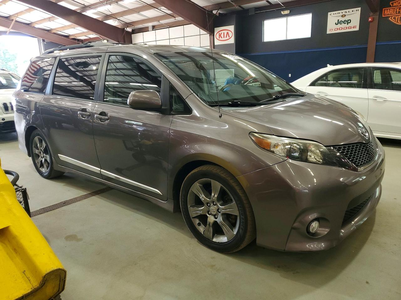 2012 Toyota Sienna Sport Gray vin: 5TDXK3DC8CS230689