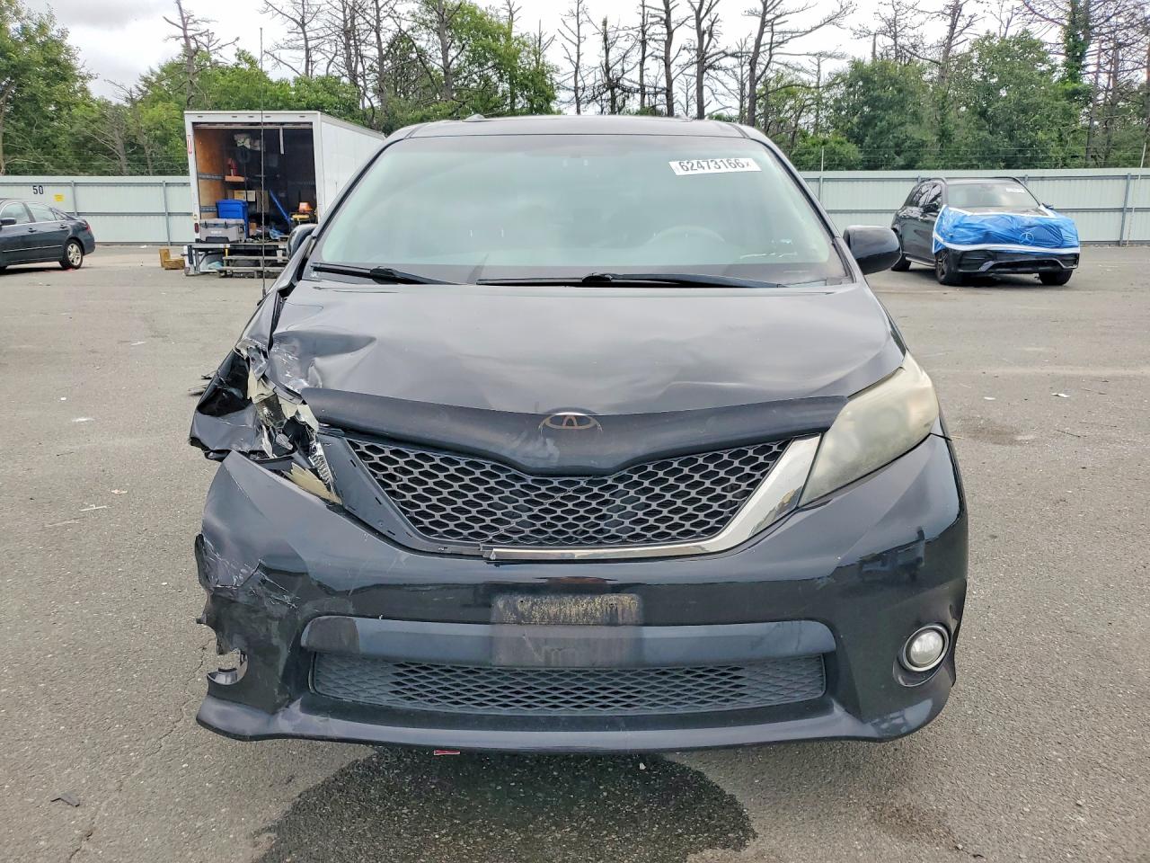 2012 Toyota Sienna Sport Black vin: 5TDXK3DC8CS232233