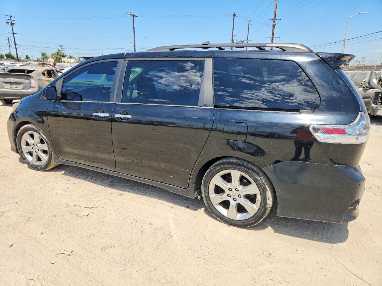 2013 Toyota Sienna Sport Black vin: 5TDXK3DC8DS313184