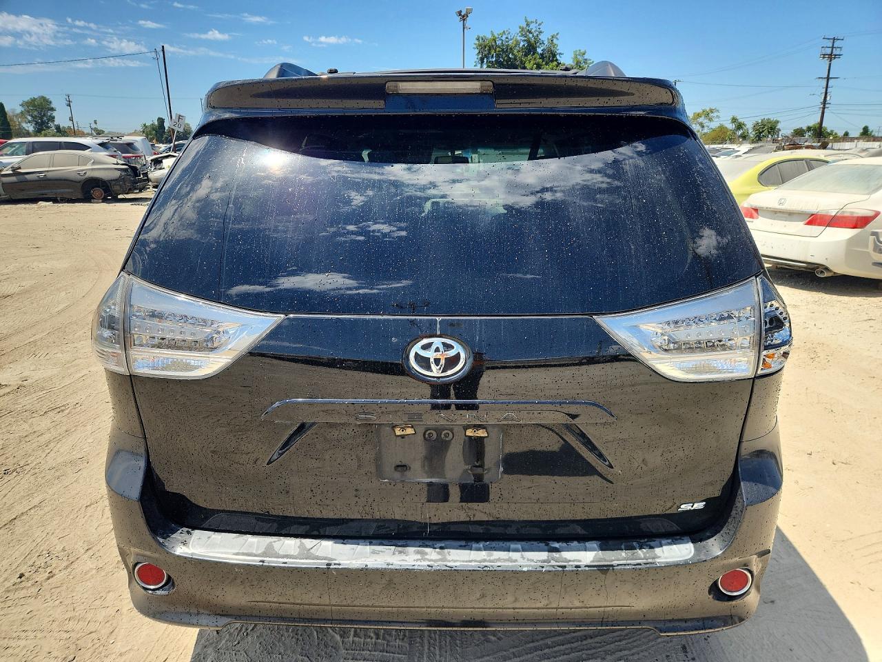 2013 Toyota Sienna Sport Black vin: 5TDXK3DC8DS313184