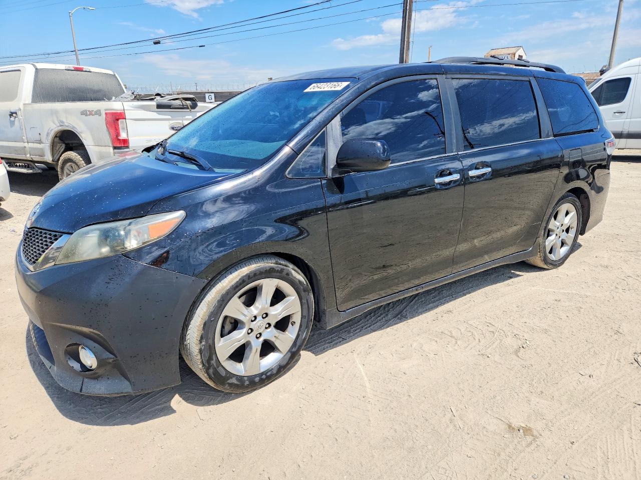 2013 Toyota Sienna Sport Black vin: 5TDXK3DC8DS313184