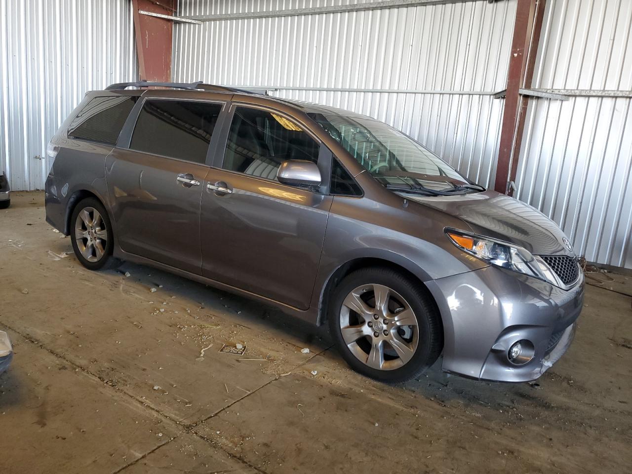 2014 Toyota Sienna Sport Gray vin: 5TDXK3DC8ES442804