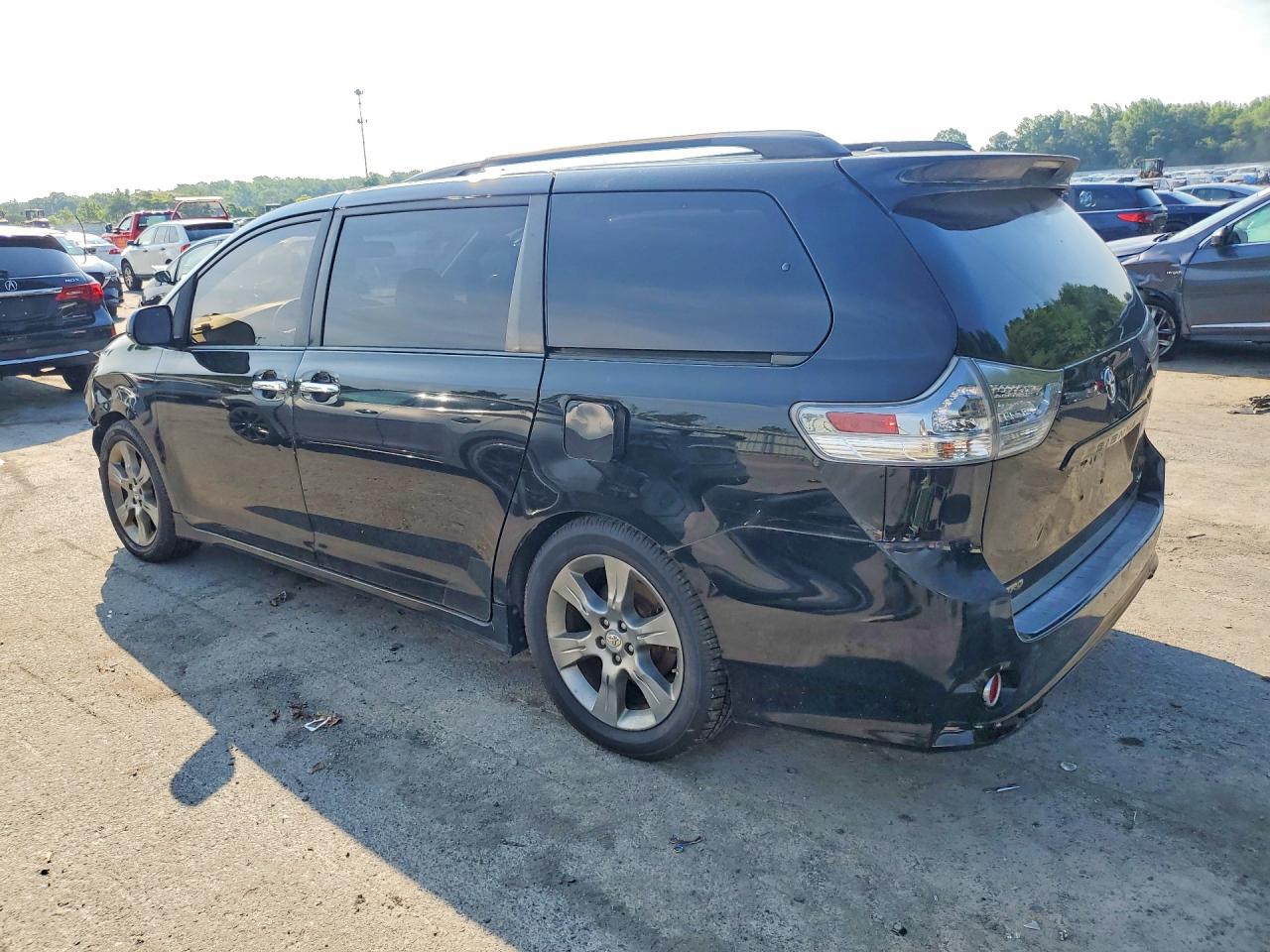 2014 Toyota Sienna Sport Black vin: 5TDXK3DC8ES458999