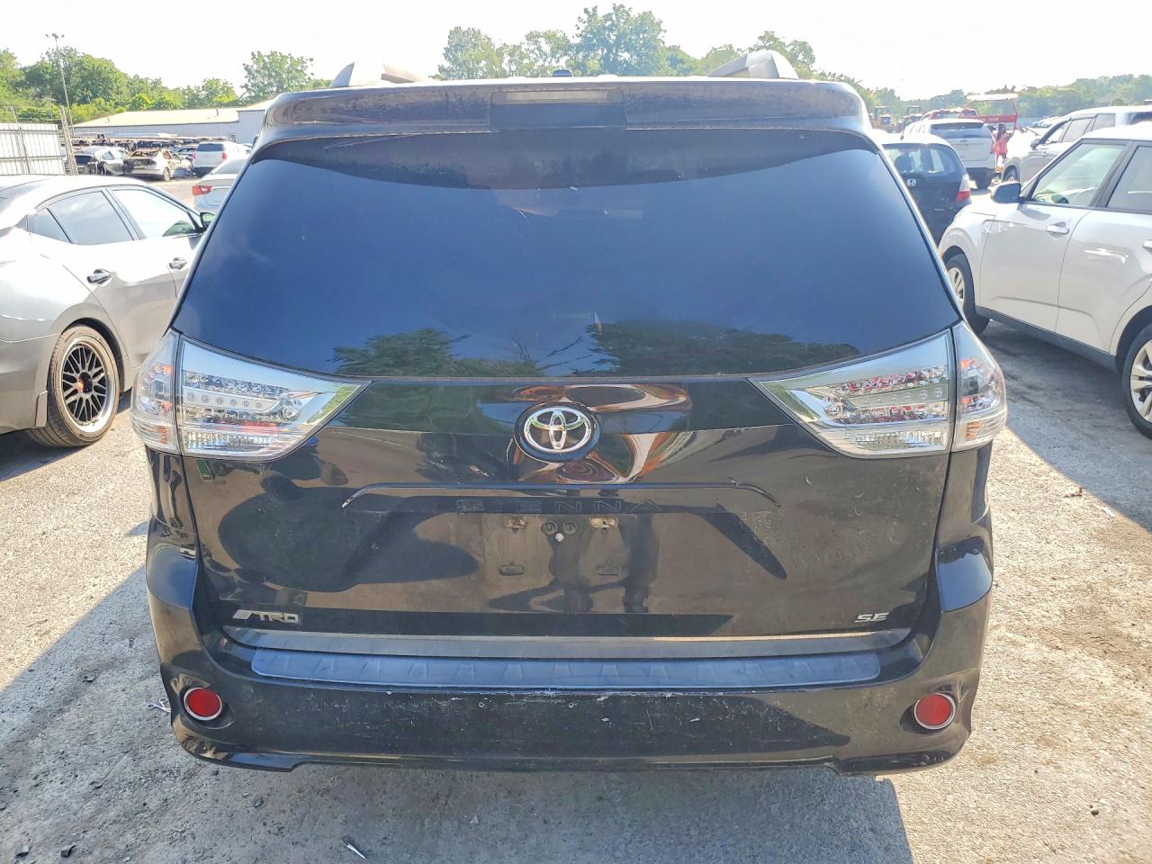 2014 Toyota Sienna Sport Black vin: 5TDXK3DC8ES458999
