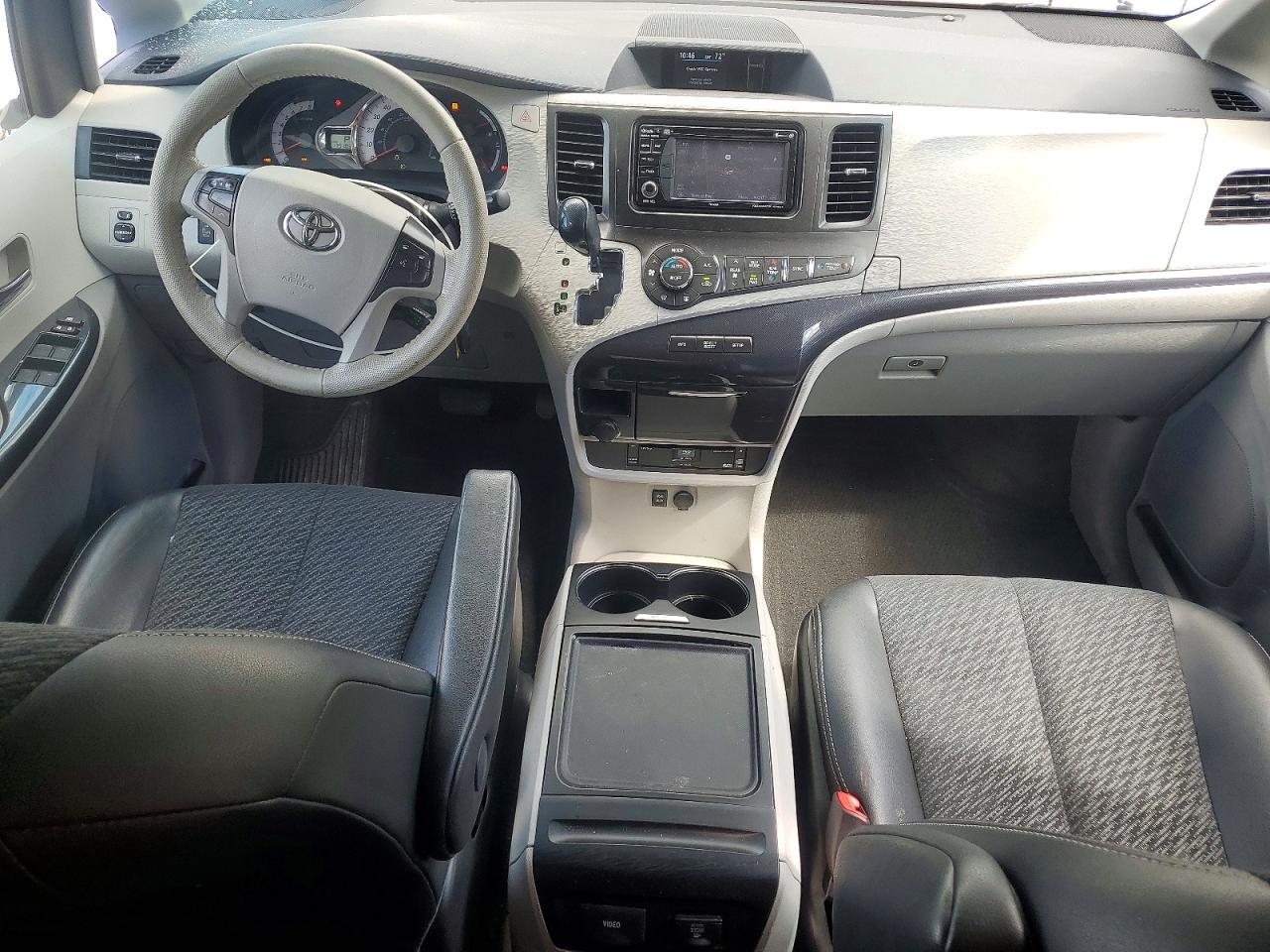 2014 Toyota Sienna Sport Gray vin: 5TDXK3DC9ES466674