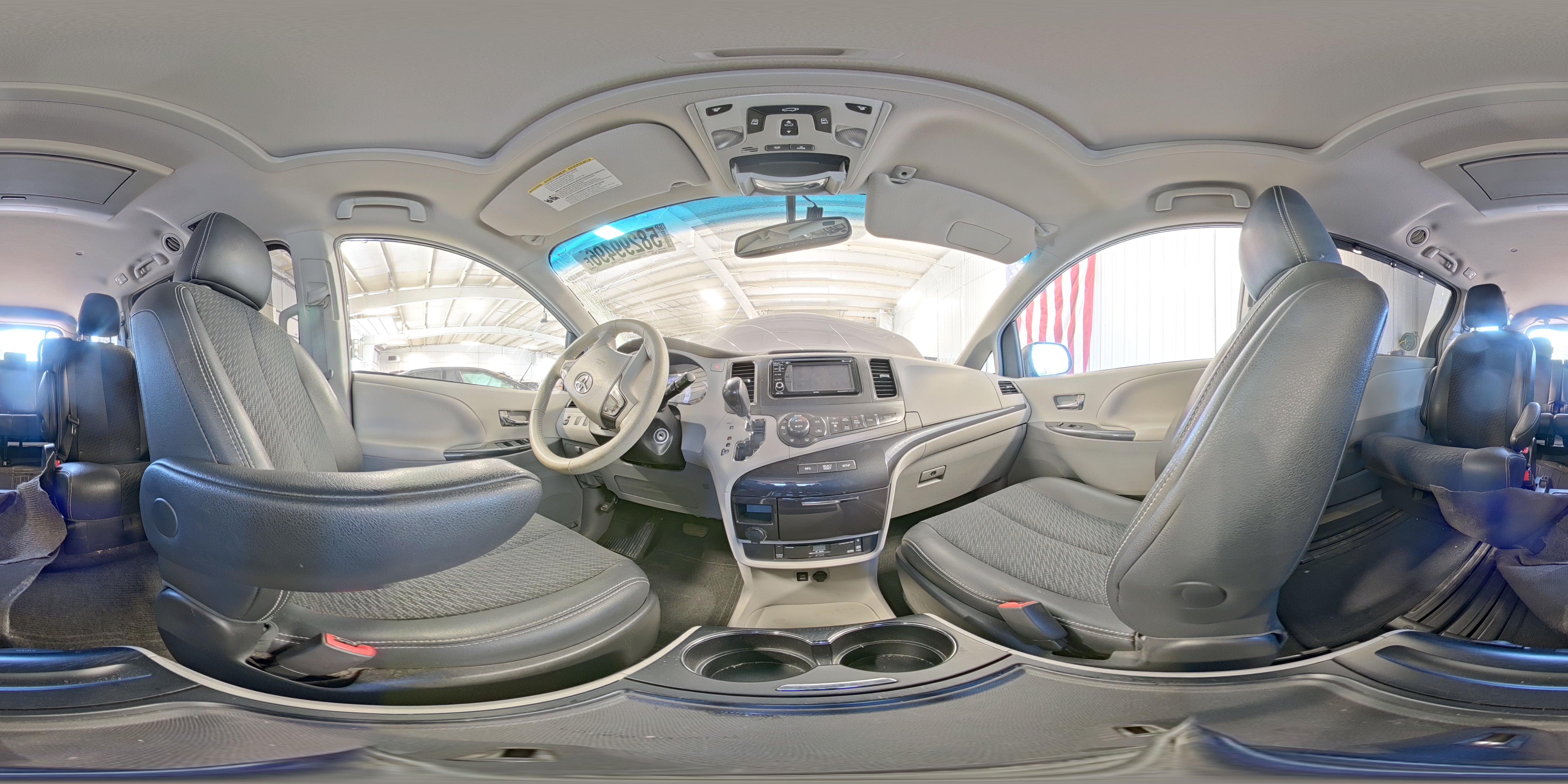 2014 Toyota Sienna Sport Gray vin: 5TDXK3DC9ES466674