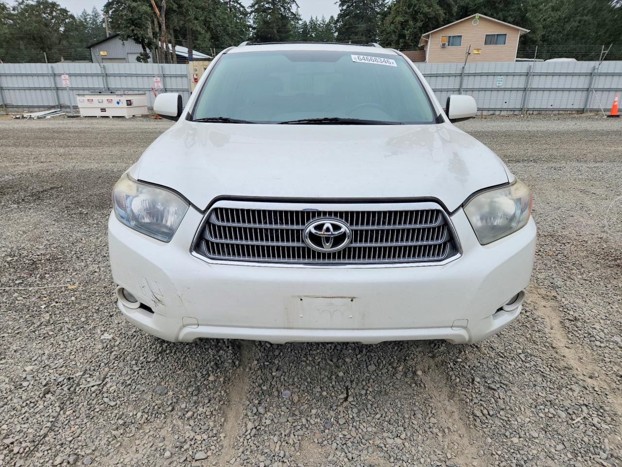 2010 Toyota Highlander Sport White vin: 5TDXK3EH4AS005676