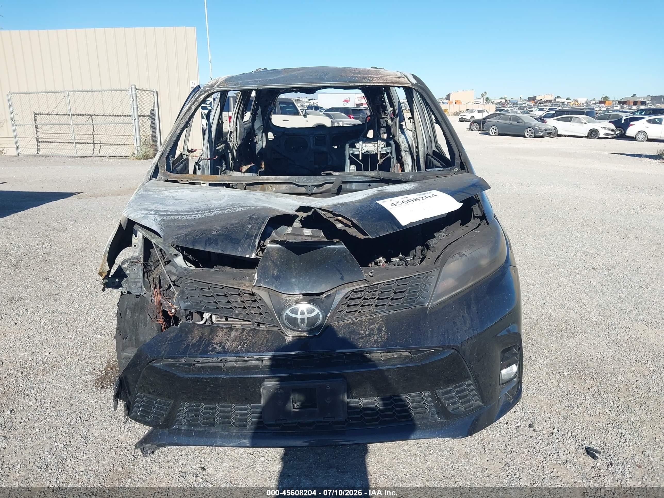 2020 Toyota Sienna Se Black vin: 5TDXZ3DC3LS056106