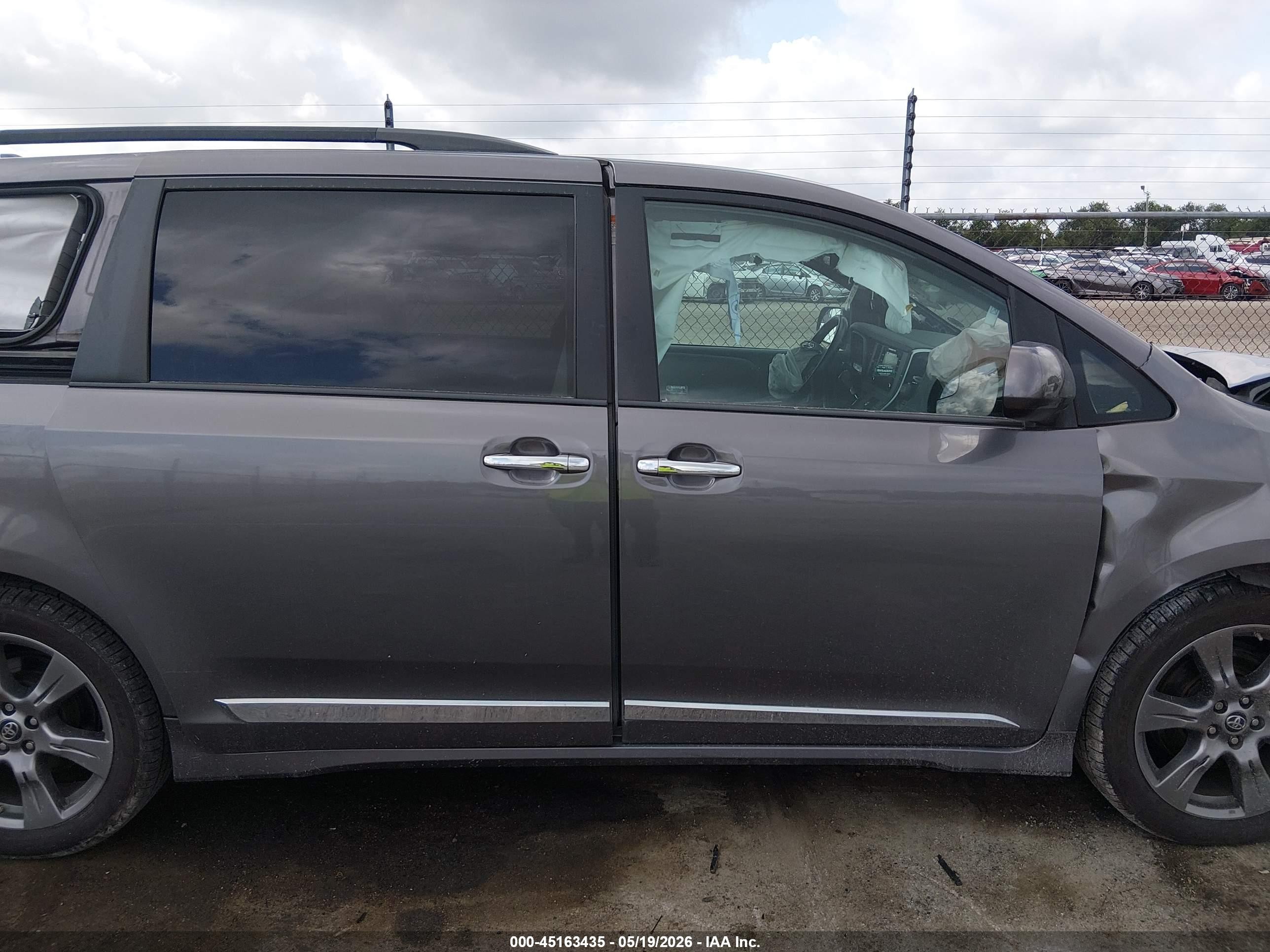 2020 Toyota Sienna Se Gray vin: 5TDXZ3DC4LS047964