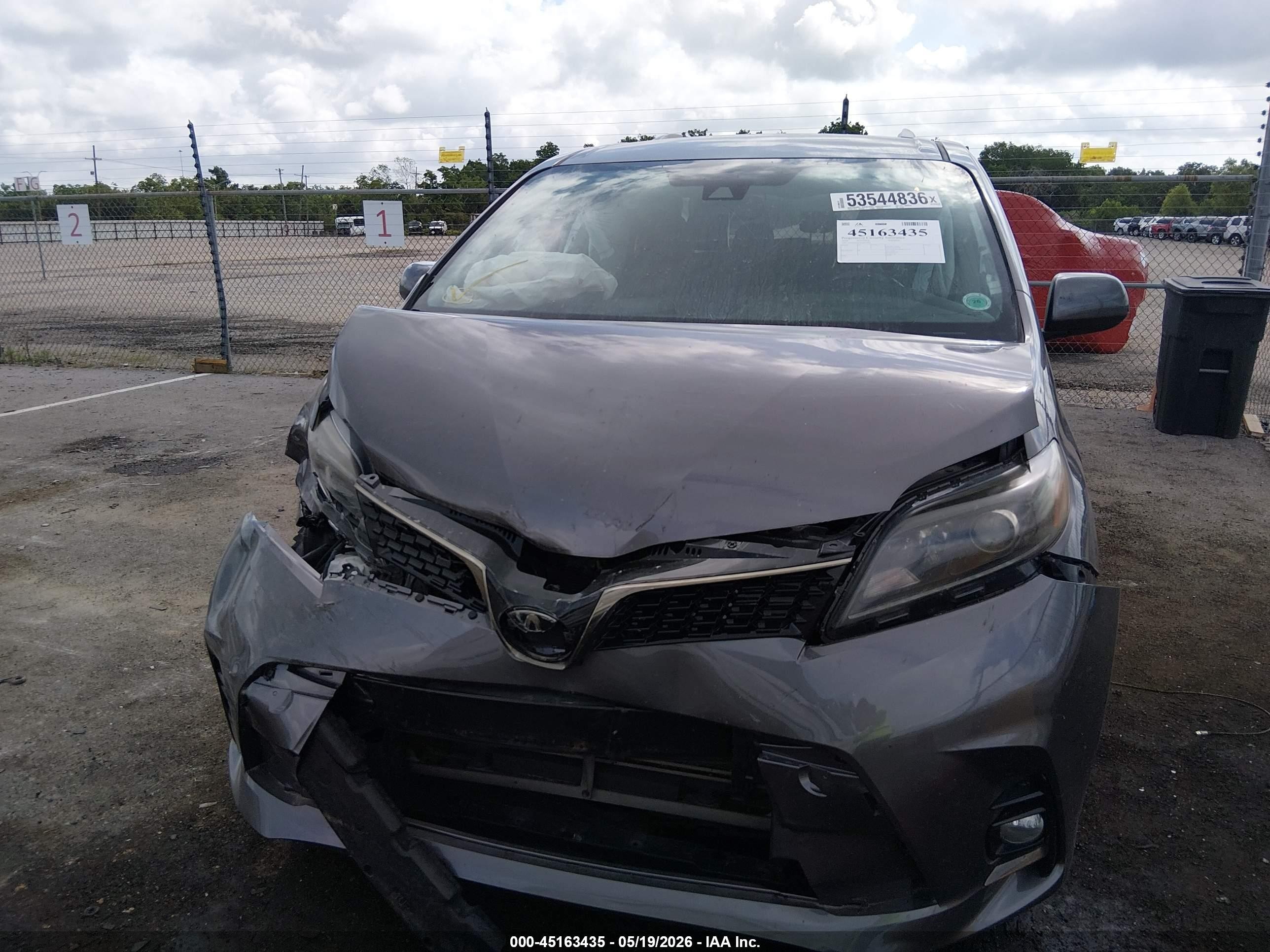 2020 Toyota Sienna Se Gray vin: 5TDXZ3DC4LS047964
