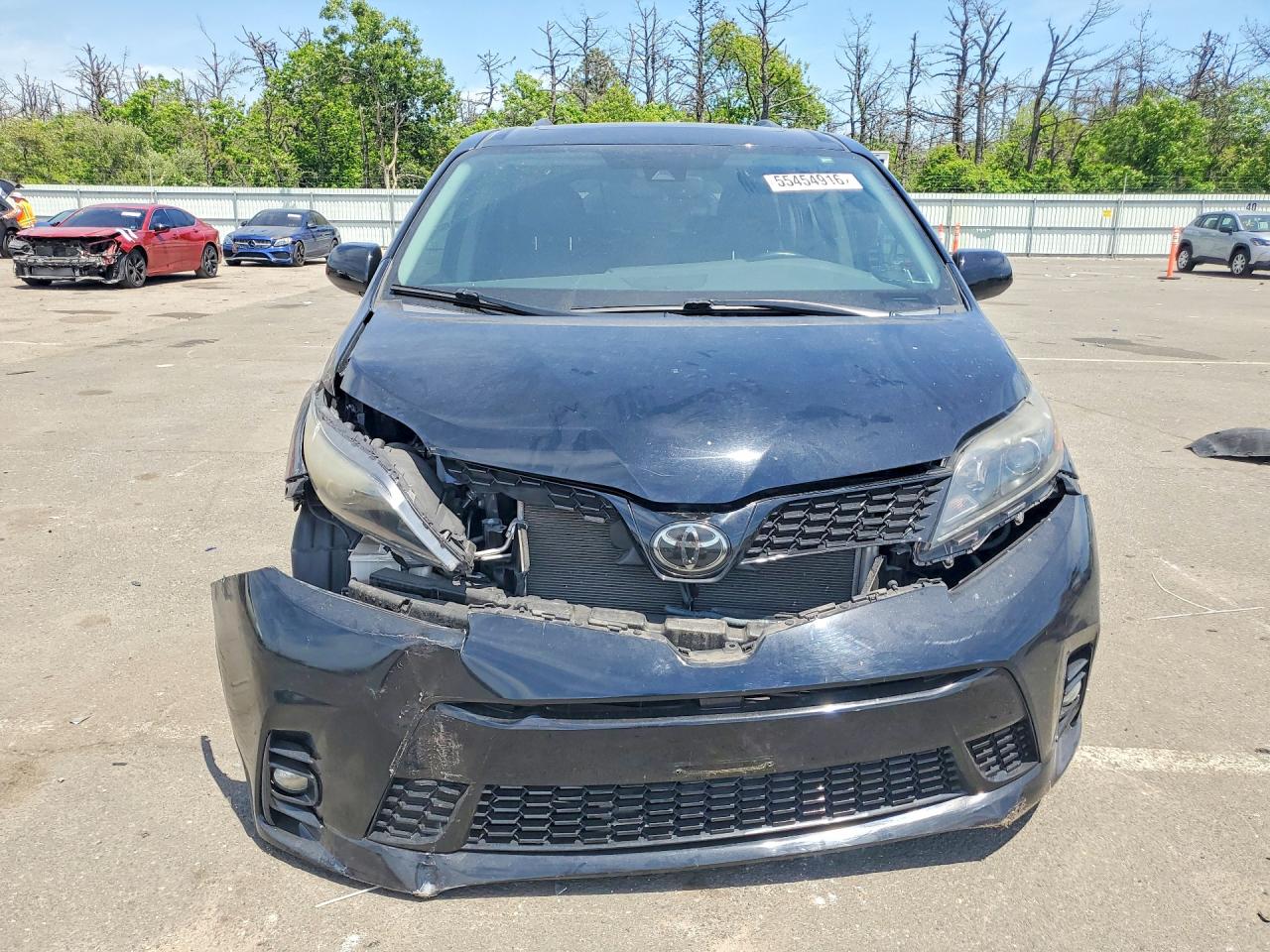 2020 Toyota Sienna Se 8-passenger Черный vin: 5TDXZ3DC6LS035413