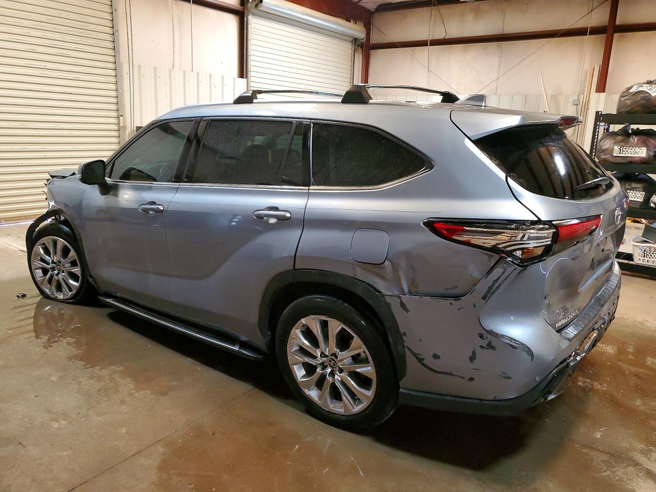 2023 Toyota Highlander Hybrid Limited Серебряный vin: 5TDYARAH7PS518607